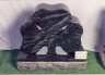 #22 - Tropical Green - An all polished green granite in the shape of a shamrock